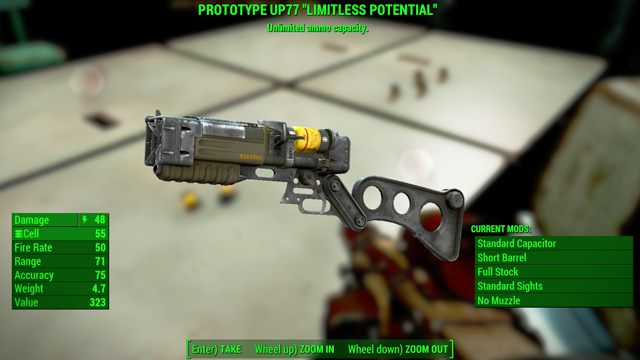 Typ: Pistolet laserowy - Broń energetyczna w Fallout 4 | Unikalne bronie - Fallout 4 - poradnik do gry