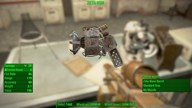 Typ: Emiter fal gamma - Broń energetyczna w Fallout 4 | Unikalne bronie - Fallout 4 - poradnik do gry