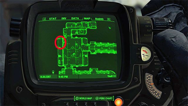 Zjedź windą do Krypty 111 i przejdź do pomieszczenia Nadzorcy, czyli tego, w którym na początku gry musiałeś użyć terminalu żeby otworzyć bramkę - Fallout 4: Jak szybko zdobyć kriolator? - Fallout 4 - poradnik do gry