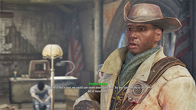Preston Garvey przewodzi frakcji Minutemanów - Fallout 4: Lista wszystkich towarzyszy - Fallout 4 - poradnik do gry