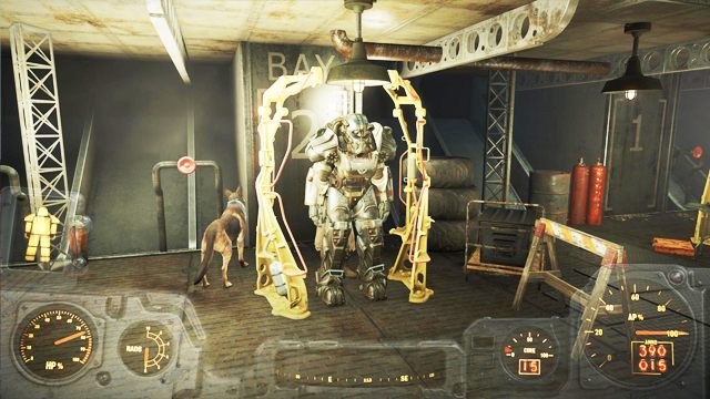 Pancerz znajdziesz na głównym pokładzie Prydwena po przyłączeniu się do Bractwa Stali - Fallout 4: Gdzie znaleźć pancerze wspomagane? - Fallout 4 - poradnik do gry