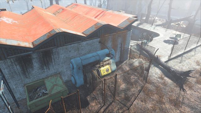 Rdzeń znajduje się w generatorze za motelem - Fallout 4: Gdzie znaleźć rdzenie fuzyjne na początku gry - Fallout 4 - poradnik do gry