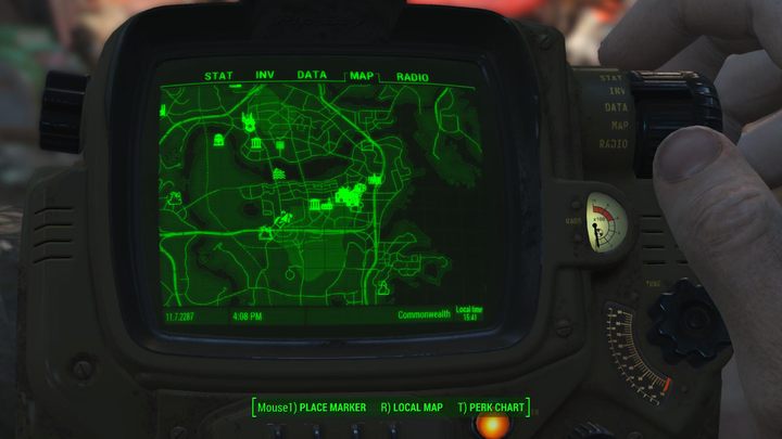 Modyfikacja Improved Map with Visible Roads sprawia, że mapa wygląda teraz tak jak powinna od samego początku - Improved Map - poprawiona mapa | Najlepsze mody do Fallout 4 - Fallout 4 - poradnik do gry