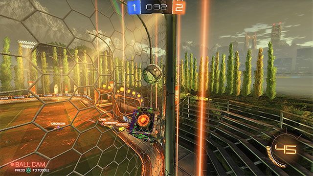 Jazda po ścianach pomaga w docieraniu do piłki przed innymi graczami - Rocket League: Zaawansowane zagrania - Rocket League - poradnik do gry