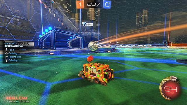 Możesz wysyłać krótkie komunikaty tekstowe - Rocket League: Mecze z przyjaciółmi i z nieznanymi osobami - Rocket League - poradnik do gry