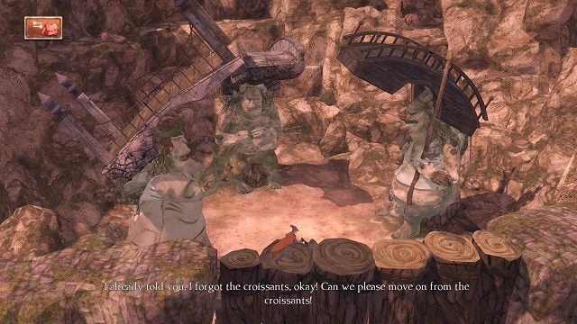 Pogawędka trolli. - Ustniki trolli | Duel of Strength | Kings Quest A Knight to Remember - Kings Quest - A Knight to Remember - poradnik do gry