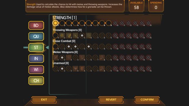 Okno rozdziału punktów Karmy - Atrybuty i umiejętności - Shadowrun: Hong Kong - poradnik do gry