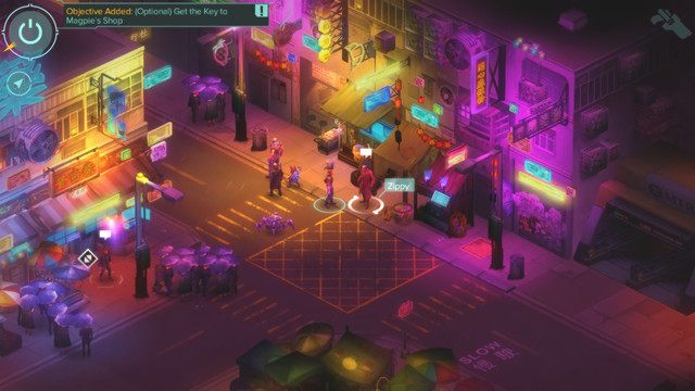 Zippy stojący na skrzyżowaniu - Outsider - zadanie główne - Shadowrun: Hong Kong - poradnik do gry