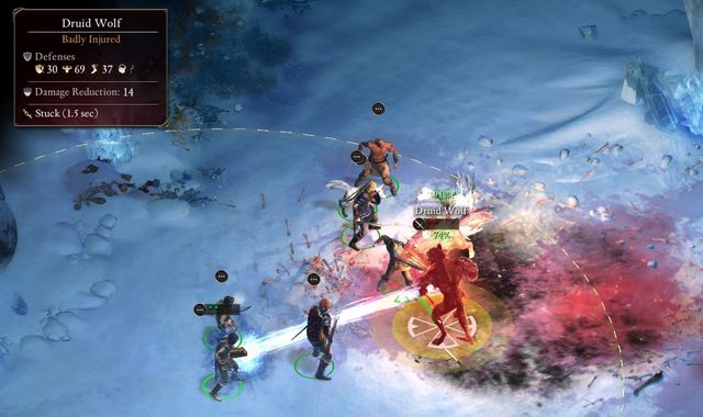 Jeśli chcesz jak najszybciej zakończyć zadanie po prostu zabij druida. - Przysługa dla łowcy (The hunters favour) - zadanie poboczne | Krzepa M1 - Pillars of Eternity: The White March Part I - poradnik do gry