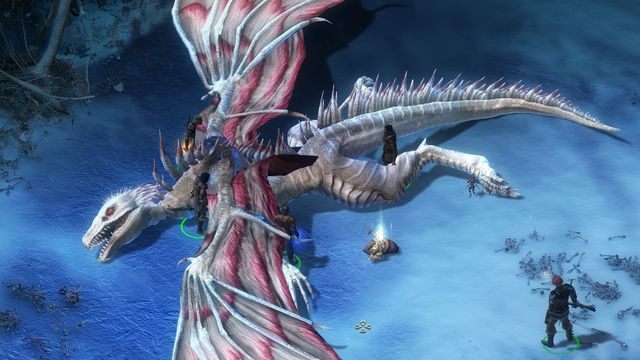 Jak widać, Górski Smok nie jest przeciwnikiem nie do pokonania. - Walka z Górskim Smokiem w Pillars of Eternity The White March Part I - Pillars of Eternity: The White March Part I - poradnik do gry