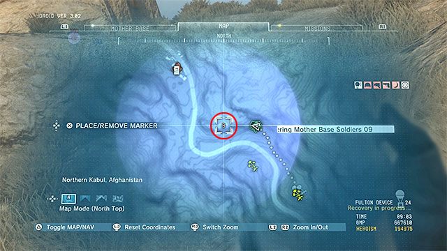 Opis: Zajmij się eksploracją obszaru na południowy-wschód od posterunku numer 10 - Opisy misji (Side-Ops) 51-60 | Poboczne misje | Solucja Metal Gear Solid V - Metal Gear Solid V: The Phantom Pain - poradnik do gry