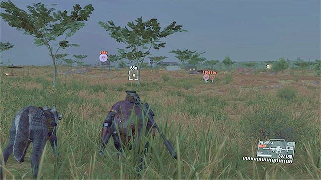 Na terenie posterunku przebywa czterech przeciwników - Opisy misji (Side-Ops) 71-80 | Poboczne misje | Solucja Metal Gear Solid V - Metal Gear Solid V: The Phantom Pain - poradnik do gry