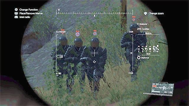 Główna grupa składa się z czterech żołnierzy - Opisy misji (Side-Ops) 71-80 | Poboczne misje | Solucja Metal Gear Solid V - Metal Gear Solid V: The Phantom Pain - poradnik do gry