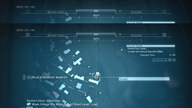Lokalizacja diamentu. - Diamenty w wiosce Wialo Village | Nieoszlifowane diamenty | MGS V - Metal Gear Solid V: The Phantom Pain - poradnik do gry