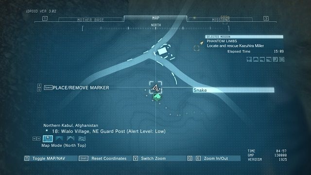 Lokalizacja diamentu. - Diamenty w wiosce Wialo Village | Nieoszlifowane diamenty | MGS V - Metal Gear Solid V: The Phantom Pain - poradnik do gry