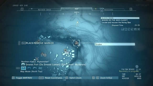 Lokalizacja diamentu. - Diamenty w ruinach Smasei Fort | Nieoszlifowane diamenty | MGS V - Metal Gear Solid V: The Phantom Pain - poradnik do gry