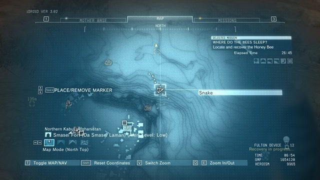 Lokalizacja diamentów. - Diamenty w ruinach Smasei Fort | Nieoszlifowane diamenty | MGS V - Metal Gear Solid V: The Phantom Pain - poradnik do gry