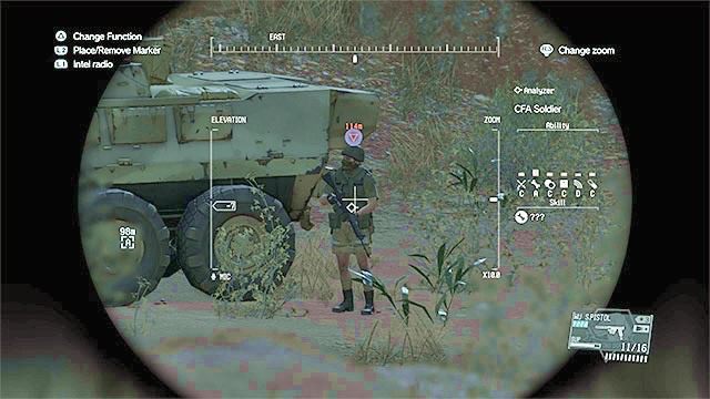 Opis: Po dotarciu do oznaczonego obszaru zacznij skradać się - Opisy misji (Side-Ops) 11-20 | Poboczne misje | Solucja Metal Gear Solid V - Metal Gear Solid V: The Phantom Pain - poradnik do gry