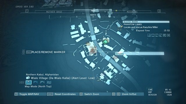 Lokalizacja 1 kasety. - Trudniejsze do zlokalizowania kasety | Kasety | MGS V - Metal Gear Solid V: The Phantom Pain - poradnik do gry