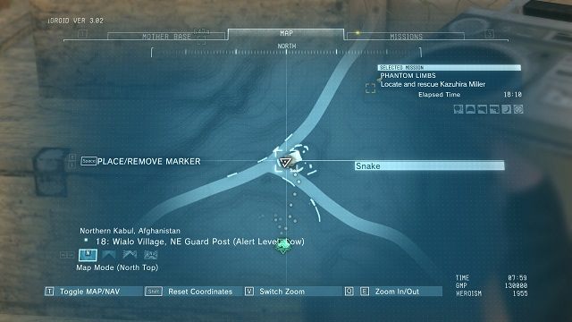 Lokalizacja 2 kasety. - Trudniejsze do zlokalizowania kasety | Kasety | MGS V - Metal Gear Solid V: The Phantom Pain - poradnik do gry