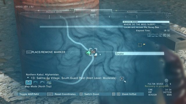Lokalizacja 11 kasety. - Trudniejsze do zlokalizowania kasety | Kasety | MGS V - Metal Gear Solid V: The Phantom Pain - poradnik do gry