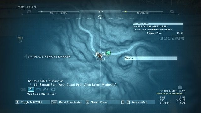 Lokalizacja 12 kasety. - Trudniejsze do zlokalizowania kasety | Kasety | MGS V - Metal Gear Solid V: The Phantom Pain - poradnik do gry