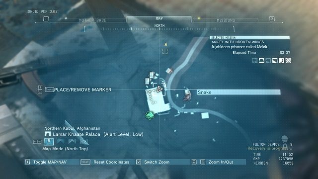 Lokalizacja 14 kasety. - Trudniejsze do zlokalizowania kasety | Kasety | MGS V - Metal Gear Solid V: The Phantom Pain - poradnik do gry