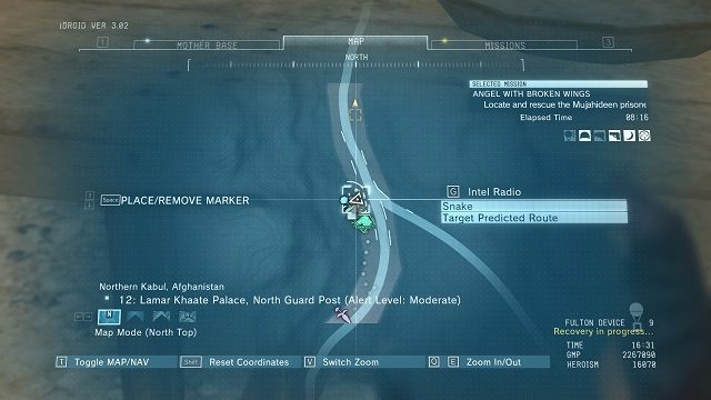 Lokalizacja 15 kasety. - Trudniejsze do zlokalizowania kasety | Kasety | MGS V - Metal Gear Solid V: The Phantom Pain - poradnik do gry