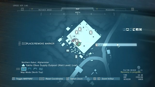 Lokalizacja 16 kasety. - Trudniejsze do zlokalizowania kasety | Kasety | MGS V - Metal Gear Solid V: The Phantom Pain - poradnik do gry