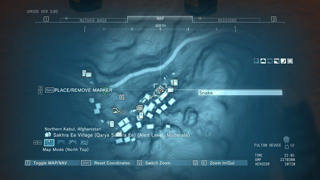Lokalizacja 17 kasety. - Trudniejsze do zlokalizowania kasety | Kasety | MGS V - Metal Gear Solid V: The Phantom Pain - poradnik do gry