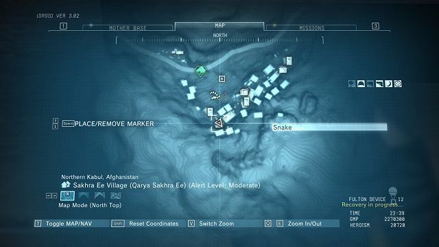 Lokalizacja 18 kasety. - Trudniejsze do zlokalizowania kasety | Kasety | MGS V - Metal Gear Solid V: The Phantom Pain - poradnik do gry