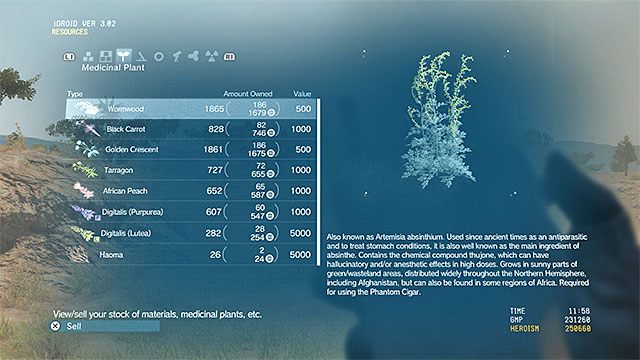 Surowce to między innymi materiały oraz rośliny - Podstawowe informacje | Baza Matka | Metal Gear Solid V - Metal Gear Solid V: The Phantom Pain - poradnik do gry