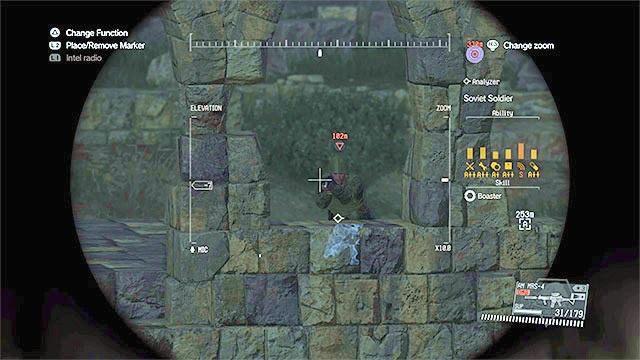 Niektórzy snajperzy są doskonale ukryci, tak więc starannie badaj okolicę i nie śpiesz się - Opisy misji (Side-Ops) 101-110 | Poboczne misje | Solucja Metal Gear Solid V - Metal Gear Solid V: The Phantom Pain - poradnik do gry