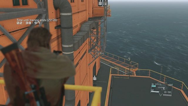 Schody przy lądowisku. - Opisy misji (Side-Ops) 151-157 | Poboczne misje | Solucja Metal Gear Solid V - Metal Gear Solid V: The Phantom Pain - poradnik do gry