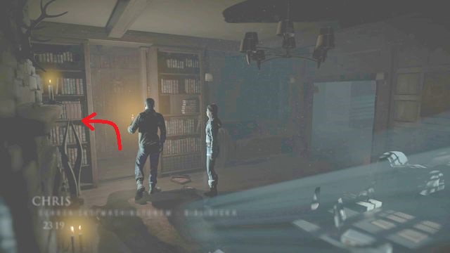 Gdy zgodnie z zadaniem głównym dotrzesz do biblioteki znajdziesz ukryty pokój za regałem z książkami - Until Dawn: Rozdział 3, wskazówki i totemy - lokalizacja - Until Dawn - poradnik do gry
