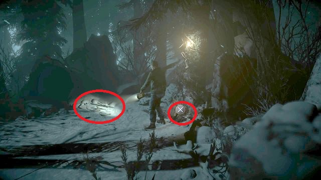 Idąc do szopy znajdziesz rozwidlenie, którego odnoga prowadzi w lewo - Until Dawn: Rozdział 4, wskazówki i totemy - lokalizacja - Until Dawn - poradnik do gry