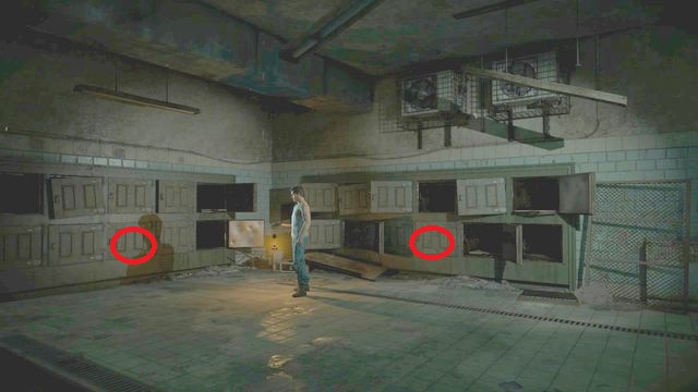 W kostnicy znajdują się trzy komory na ciała - Until Dawn: Rozdział 5, wskazówki i totemy - lokalizacja - Until Dawn - poradnik do gry