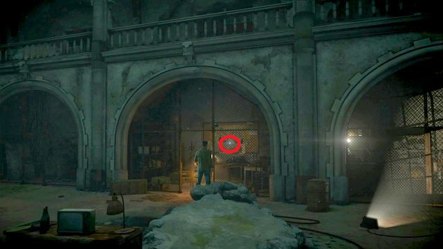 Mapa poglądowa znajduje się także w kaplicy, na prawo od wyjścia na korytarz (stalowej bramki po prawej stronie) - Until Dawn: Rozdział 5, wskazówki i totemy - lokalizacja - Until Dawn - poradnik do gry