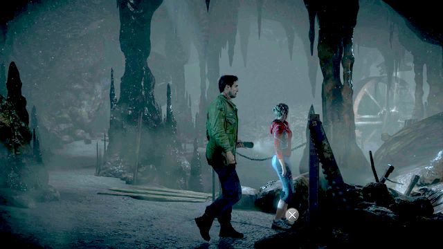 Totem przy zejściu do zbiornika wodnego - Until Dawn: Rozdział 10, wskazówki i totemy - lokalizacja - Until Dawn - poradnik do gry