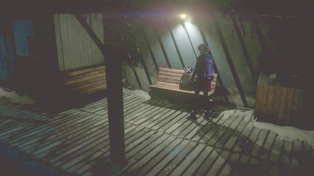 Plecak Chrisa na ławce przed stacją - Until Dawn: Rozdział 1 - solucja, opis przejścia - Until Dawn - poradnik do gry