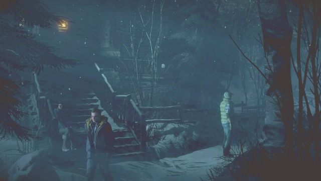Skieruj się w dół, naprzeciwko schodów - Until Dawn: Rozdział 2 - solucja, opis przejścia - Until Dawn - poradnik do gry