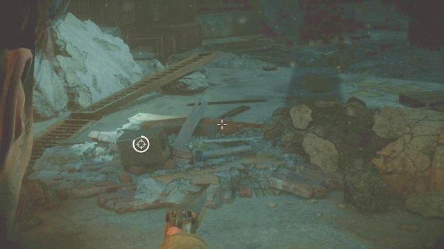 Nie strzelaj w skrzynkę, która upadnie, gdy wejdziesz do pomieszczenia - Until Dawn: Rozdział 9 - solucja, opis przejścia - Until Dawn - poradnik do gry