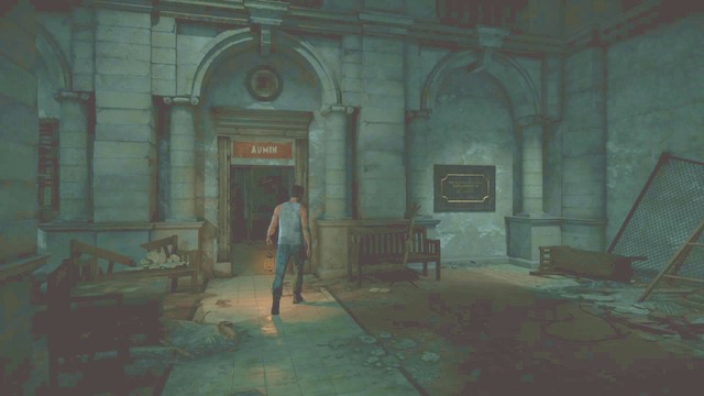 By kontynuować, przejdź przez drzwi z napisem admin - Until Dawn: Rozdział 5 - solucja, opis przejścia - Until Dawn - poradnik do gry