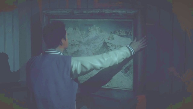 Koniecznie musisz podnieść i przeanalizować mapę okolicy - Until Dawn: Rozdział 5 - solucja, opis przejścia - Until Dawn - poradnik do gry