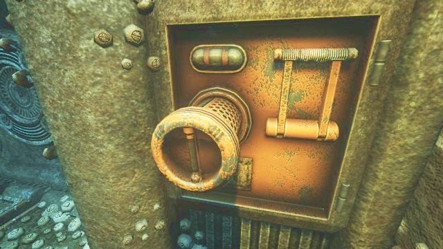 Do otwarcia bramy będzie potrzebne rozwiązanie prostej zagadki logicznej. - 11 - W drodze do stacji Theta | Zagadki i łamigłówki SOMA - SOMA - poradnik do gry