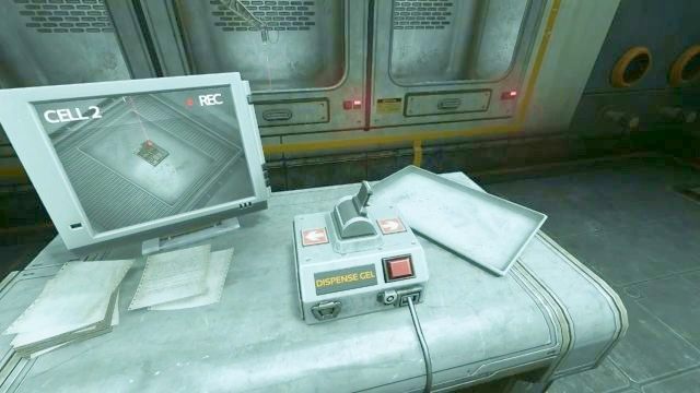 Wykorzystaj joystick, by nakierować laser. - 16 - Stacja Omicron | Zagadki i łamigłówki SOMA - SOMA - poradnik do gry
