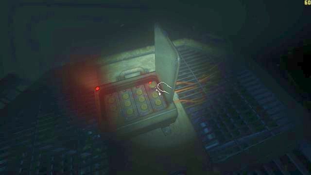 By przywrócić zasilanie, musisz wcisnąć z powrotem bezpiecznik. - 17 - Zejście w głębiny | Zagadki i łamigłówki SOMA - SOMA - poradnik do gry