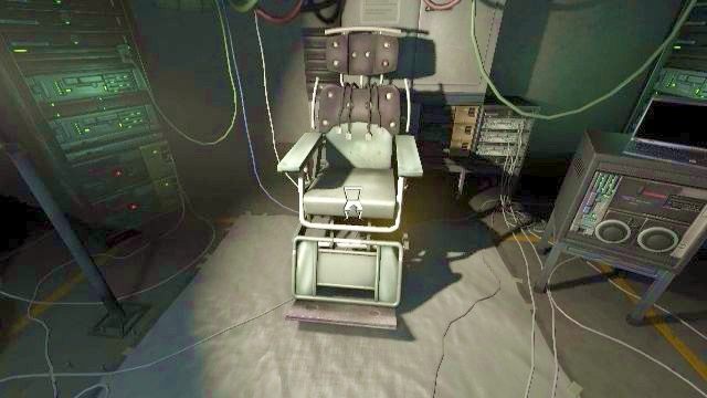 Już sam wygląd fotela nie budzi zaufania... - 02 - Metro / Laboratorium Davida Munshi | Opis przejścia SOMA - SOMA - poradnik do gry