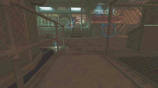 Miejsce, z którego widać zarówno zawór (1), jak i kryjówkę (2). - 03 - Przebudzenie | Opis przejścia SOMA - SOMA - poradnik do gry