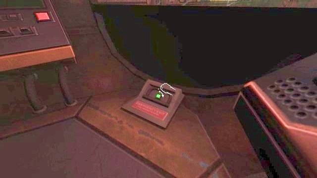 Aktywuj przycisk pod fotelem maszynisty, by móc wydostać się z wagonu. - 07 - W drodze do stacji Lambda | Opis przejścia SOMA - SOMA - poradnik do gry